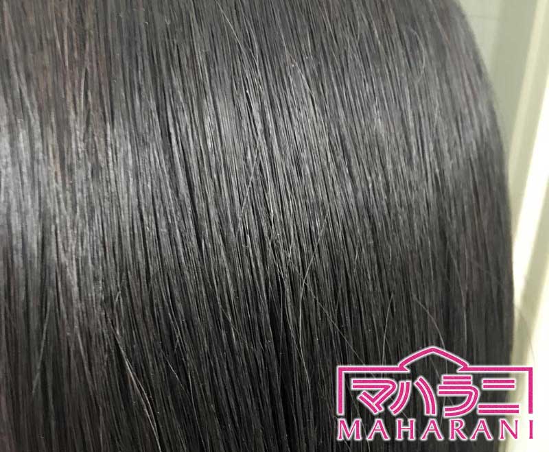 ヘナとヘアオイル…まるでストレートパーマをあてたかのようなサラサラの仕上がり