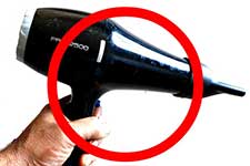 ヘナもインディゴも温度で染まります～冬場のヘナの染め方のコツ：ヘアドライヤーを活用！