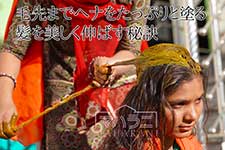 ヘナ石臼挽きの使い方～トリートメント目的